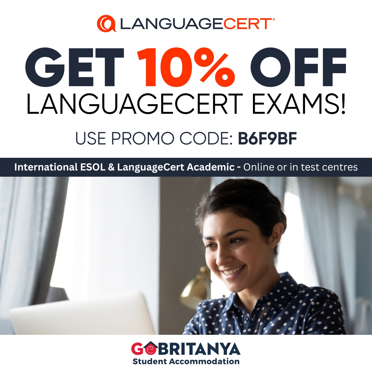 GET 10% OFF Languagecert Exams